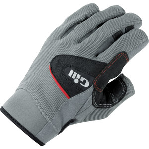 Gill Deckhand Glove SHORT Finger BLACK / GREY 7041